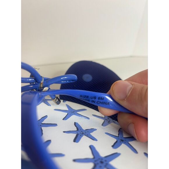 Kate Spade New York Nova Starfish Charm Flip Flop Sandals Womens Designer - Picture 6 of 8